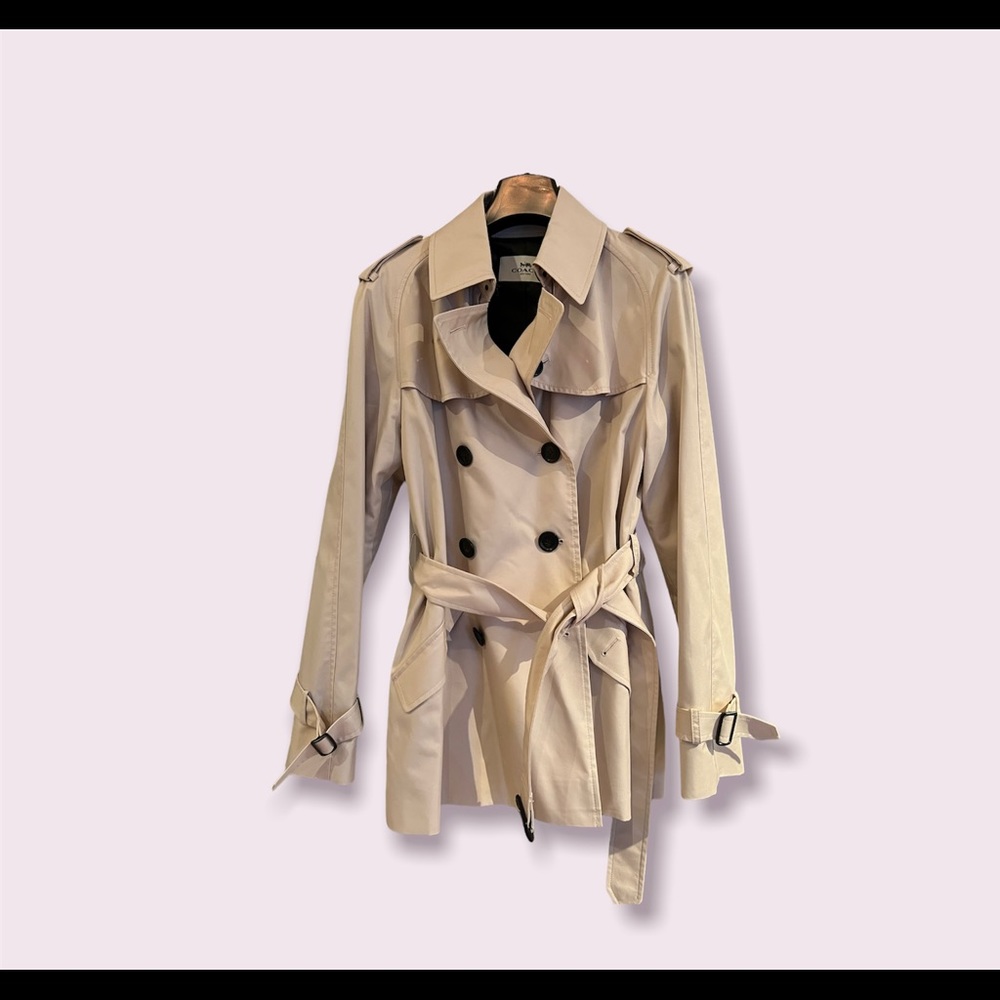 COACH SHORT TRENCH